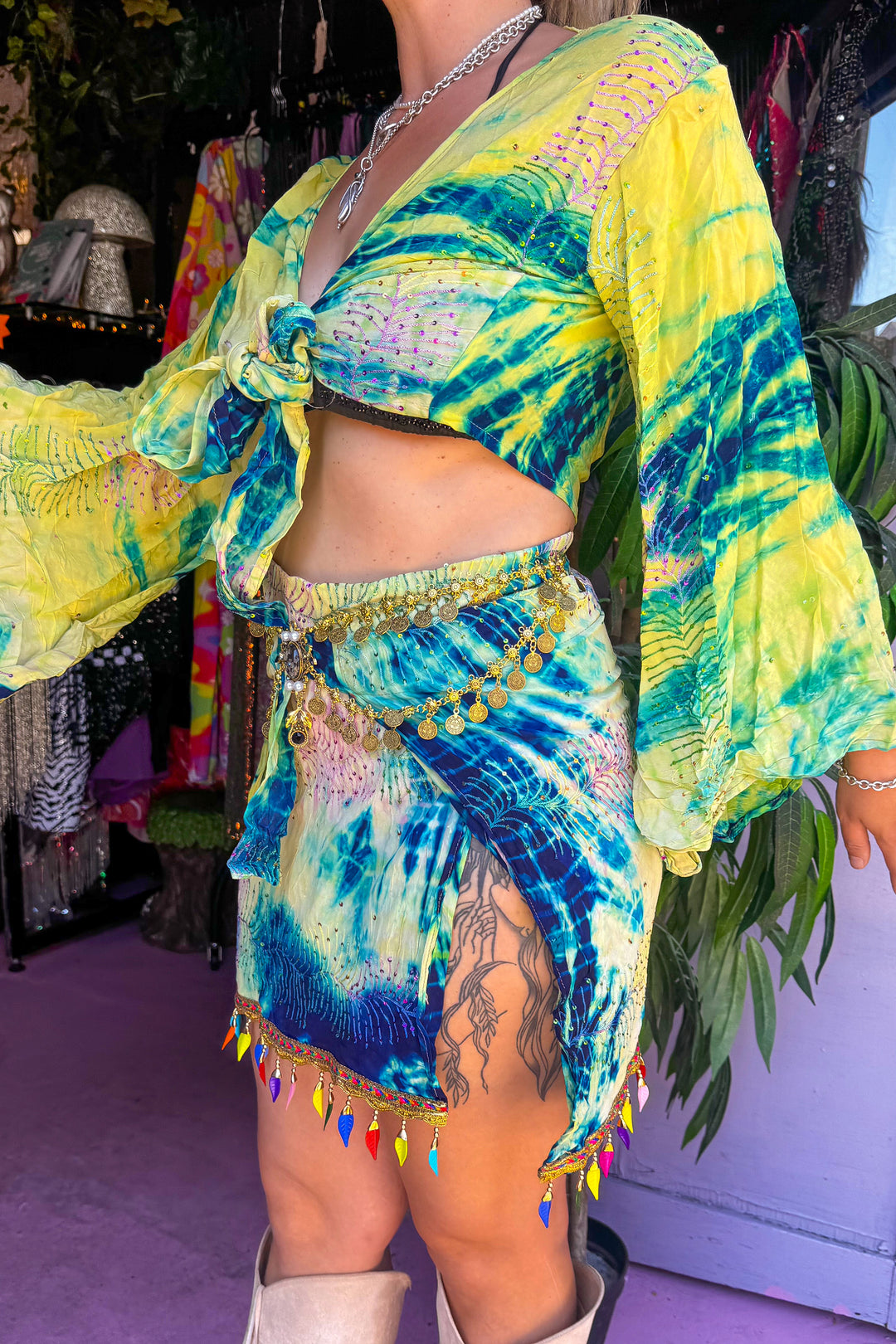 Willow Skirt Bell Sleeve Set