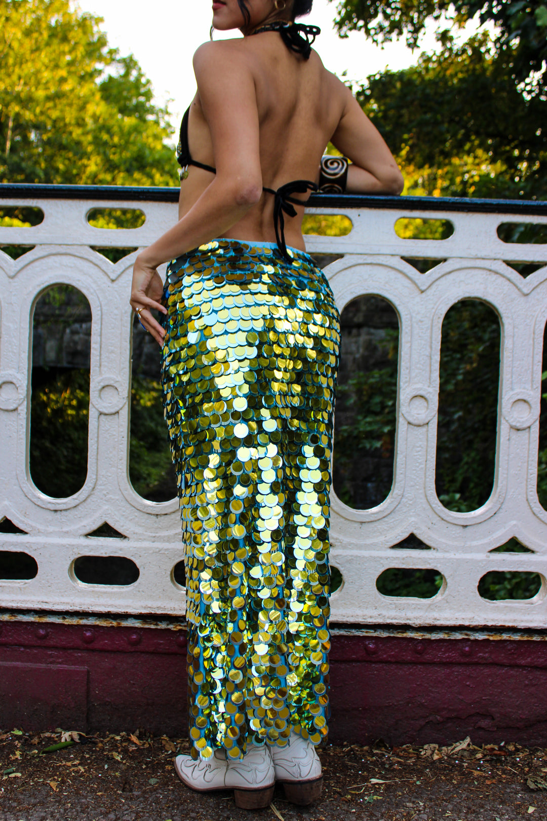 Liquid Sun Maxi Skirt