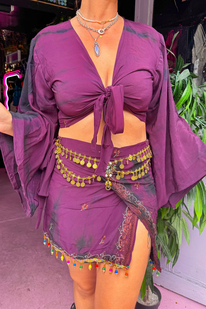 Sisterhood Skirt Bell Sleeve Set