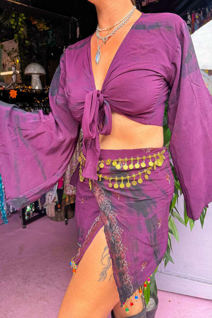 Sisterhood Skirt Bell Sleeve Set