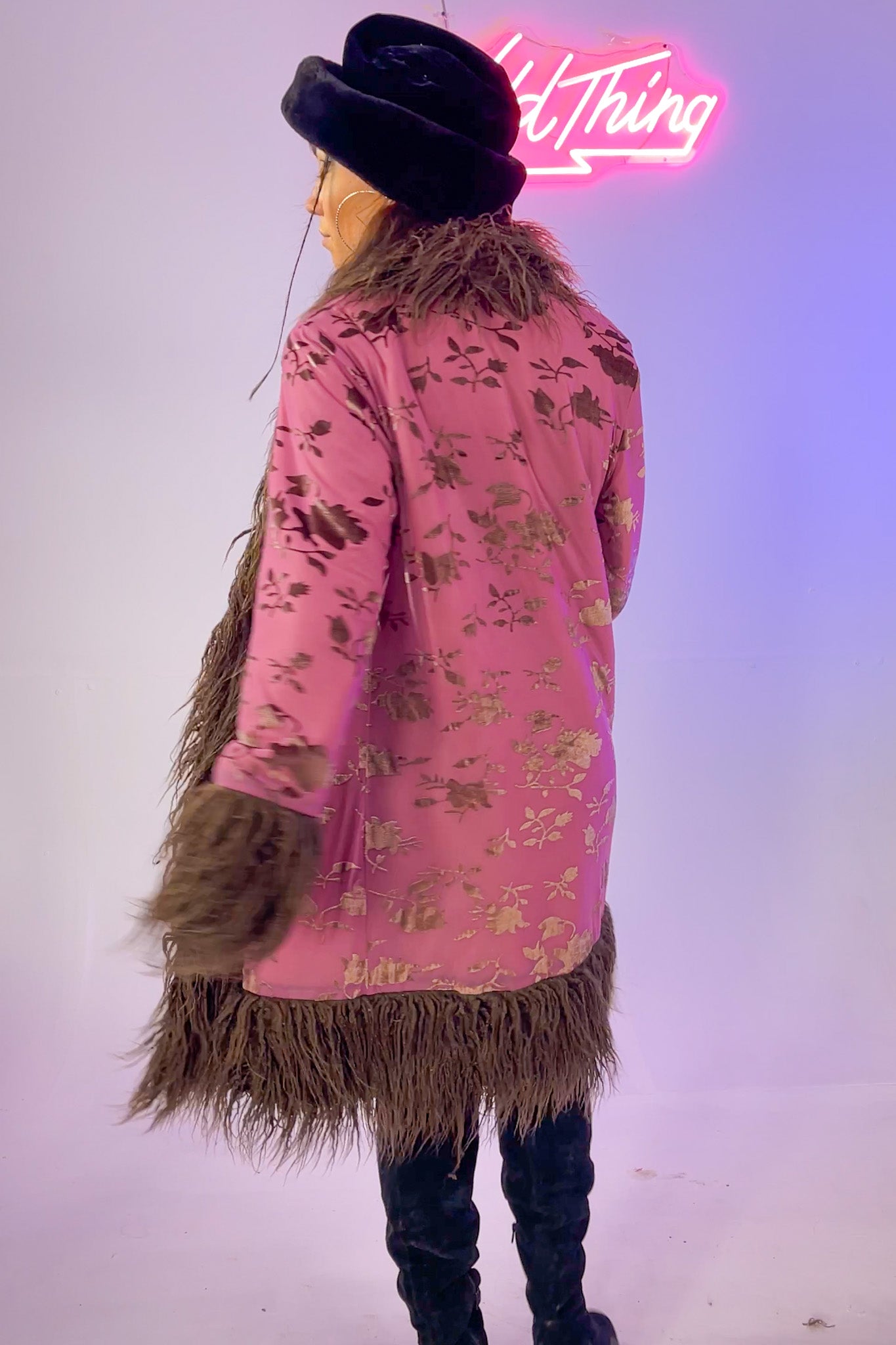 Sugar Plum Lux Faux fur Coat | Rave &amp; Festival Fashion