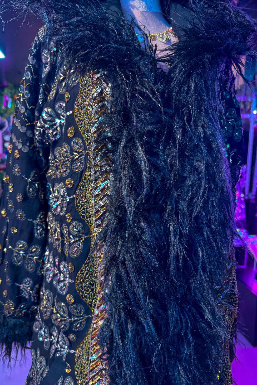 Sari Coat Hooded SAFFRON | UK 16-18