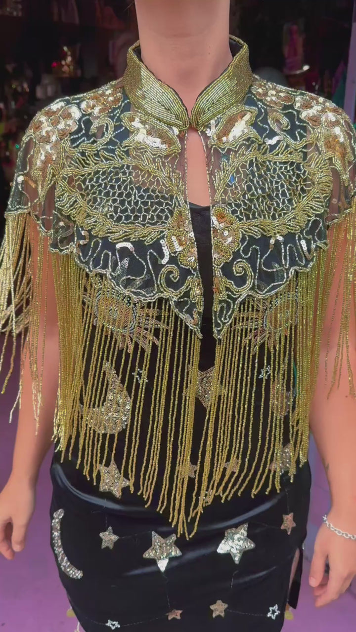 Solstice Beaded Capelet