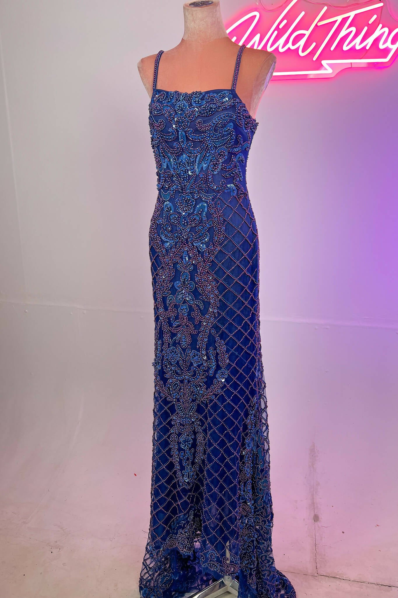 Blue Haven Maxi Sequin Dress | Rave &amp; Festival Fashion