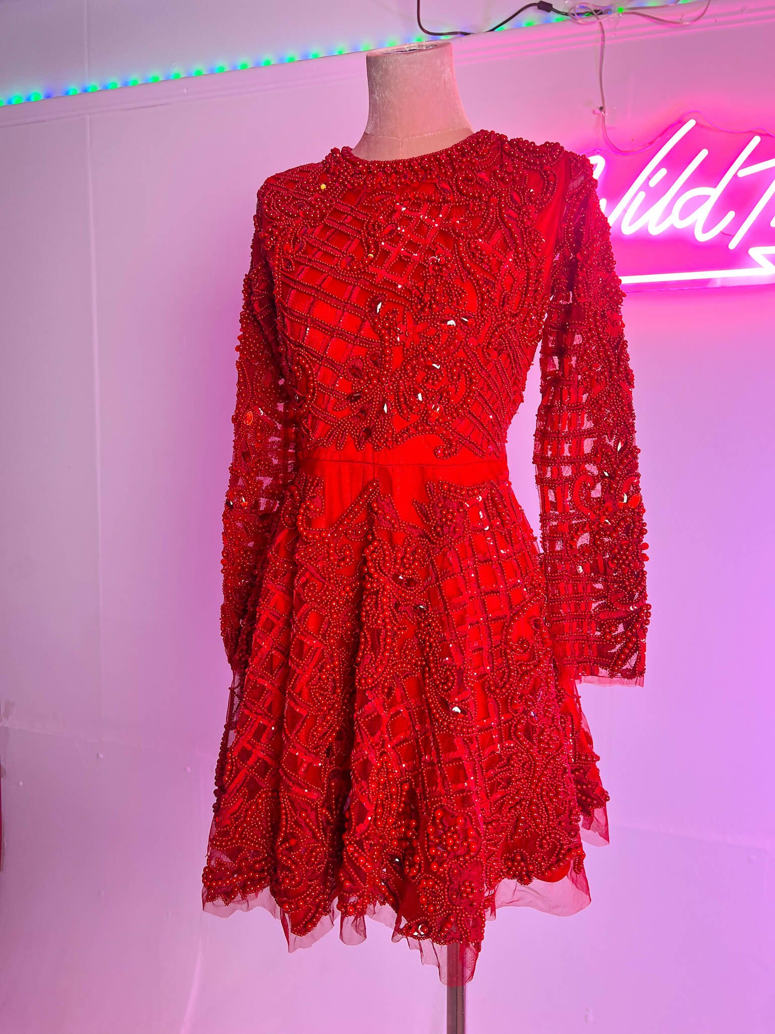 Red Devil Sequin Mini dress | Rave &amp; Festival Fashion