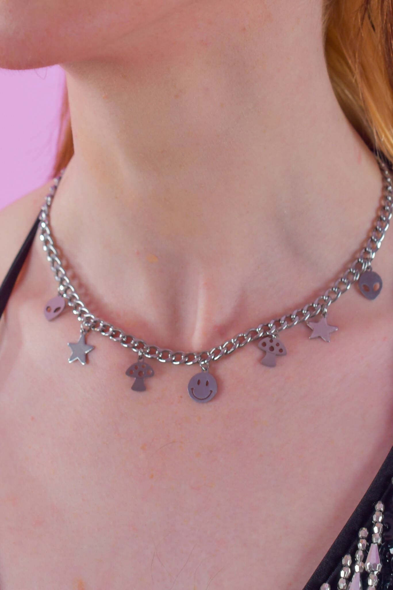 Cosmic Charm Chain necklace