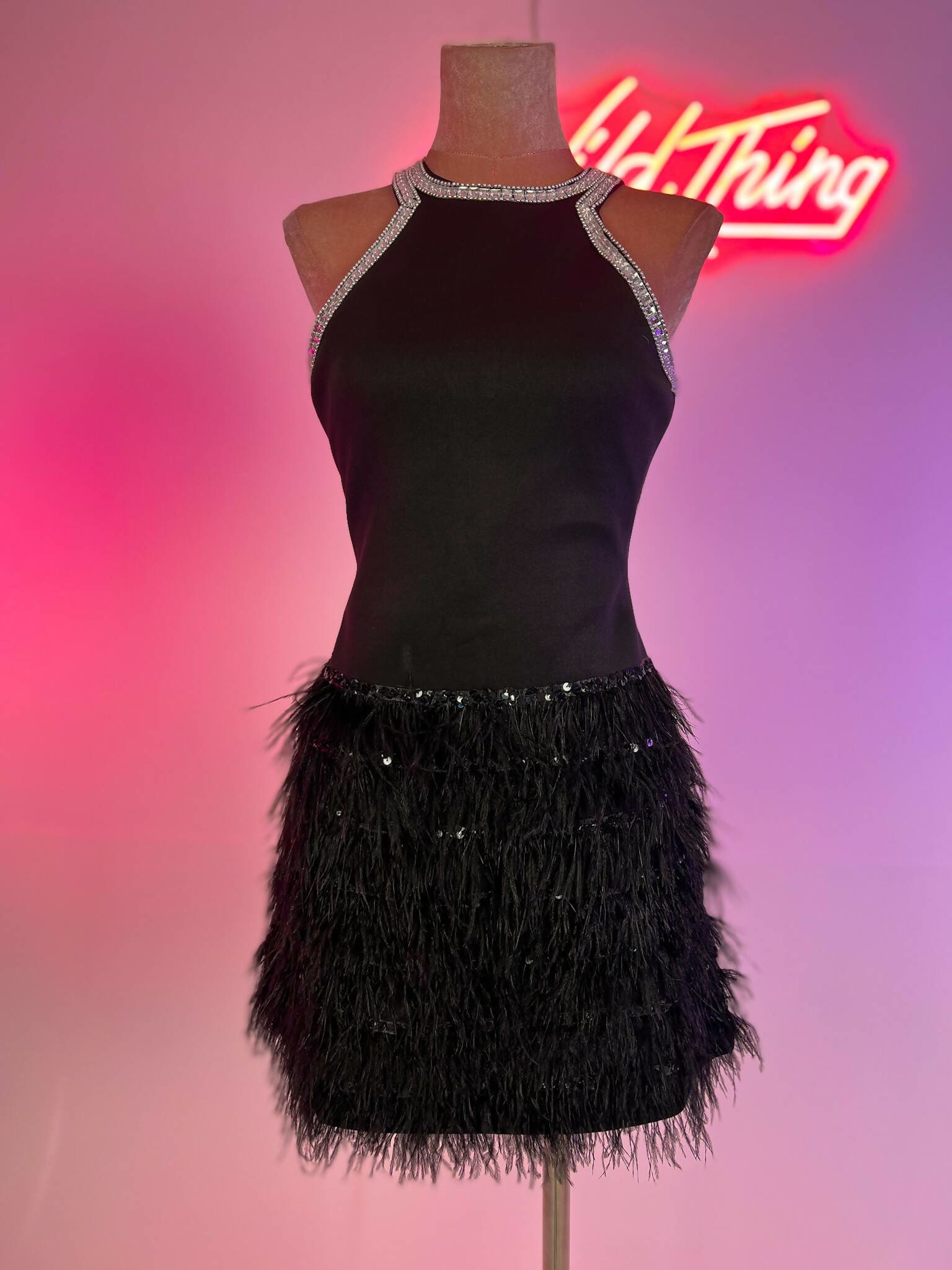 Feather Mini Dress | Rave &amp; Festival Fashion