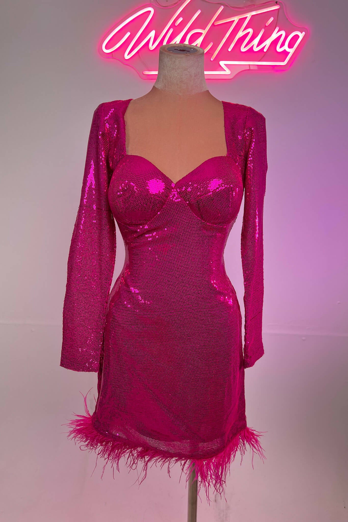 Barbie Pink Sequin Mini Dress | Rave &amp; Festival Fashion