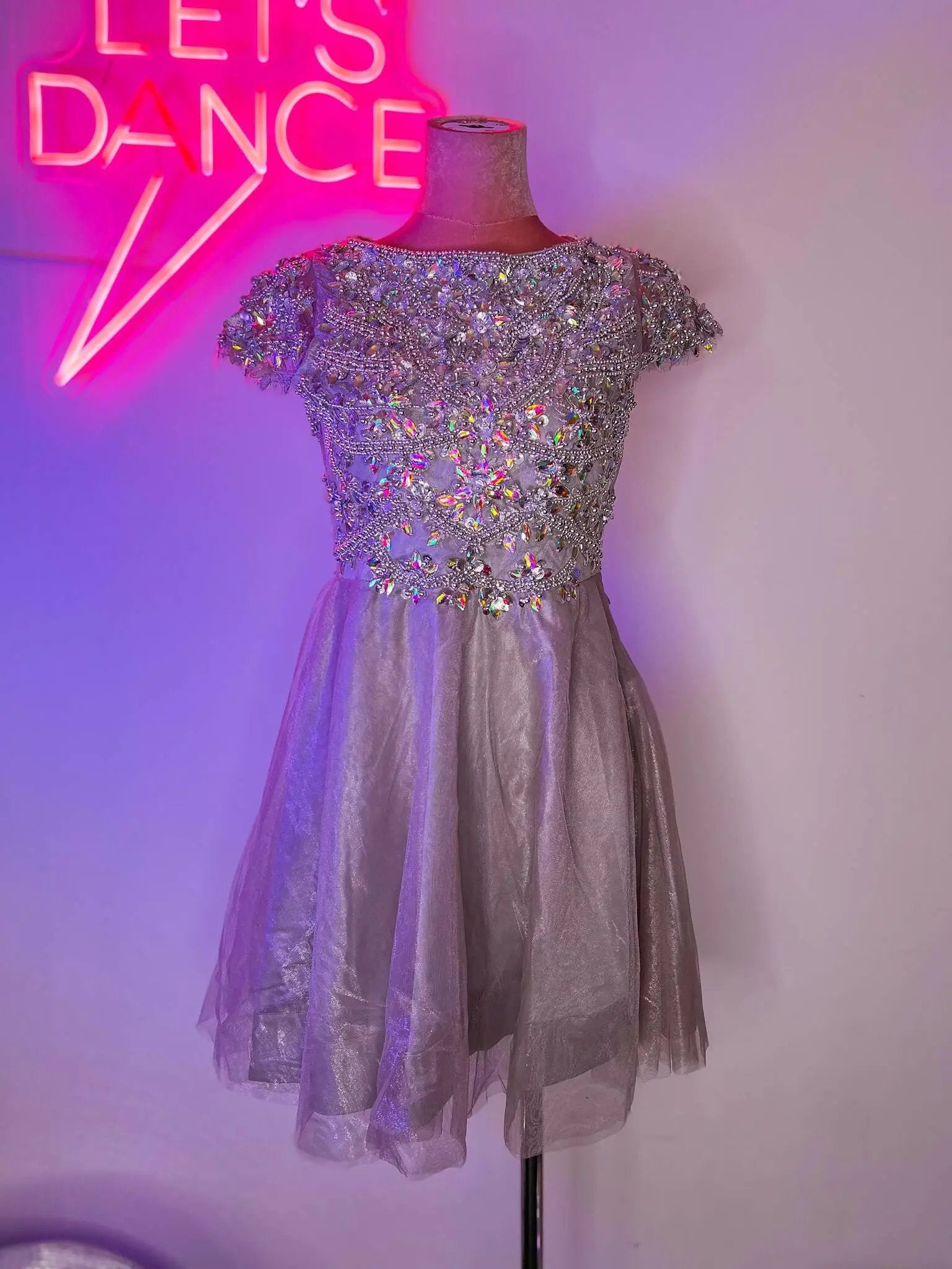 Out This World Silver Sequin Mini Dress | Rave &amp; Festival Fashion