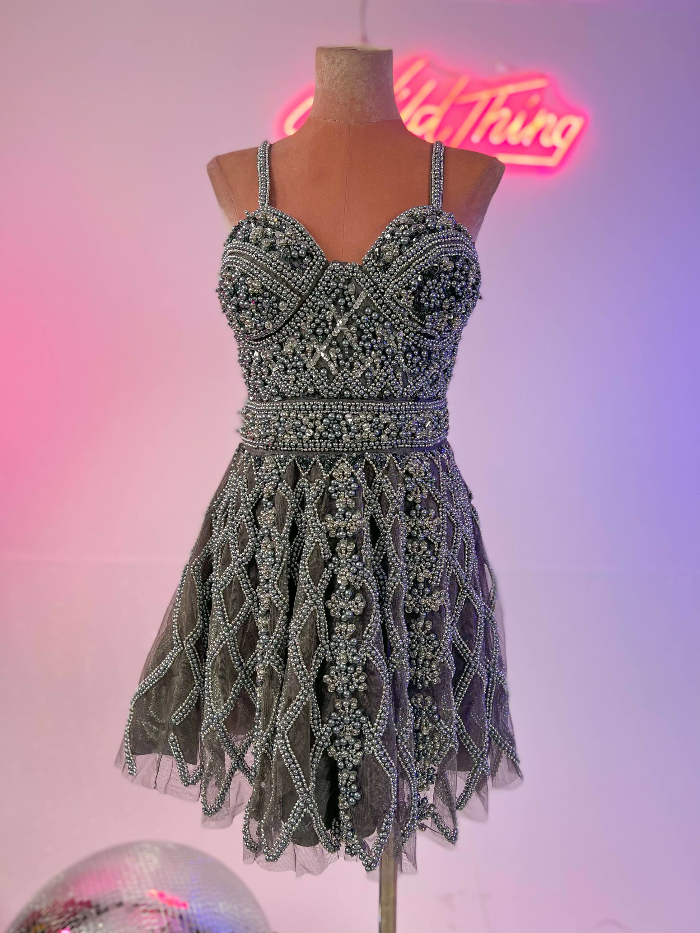 Trixie Embellished Skater Dress | Rave &amp; Festival Fashion